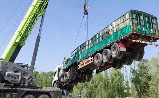 张湾区道路脱困救援案例
